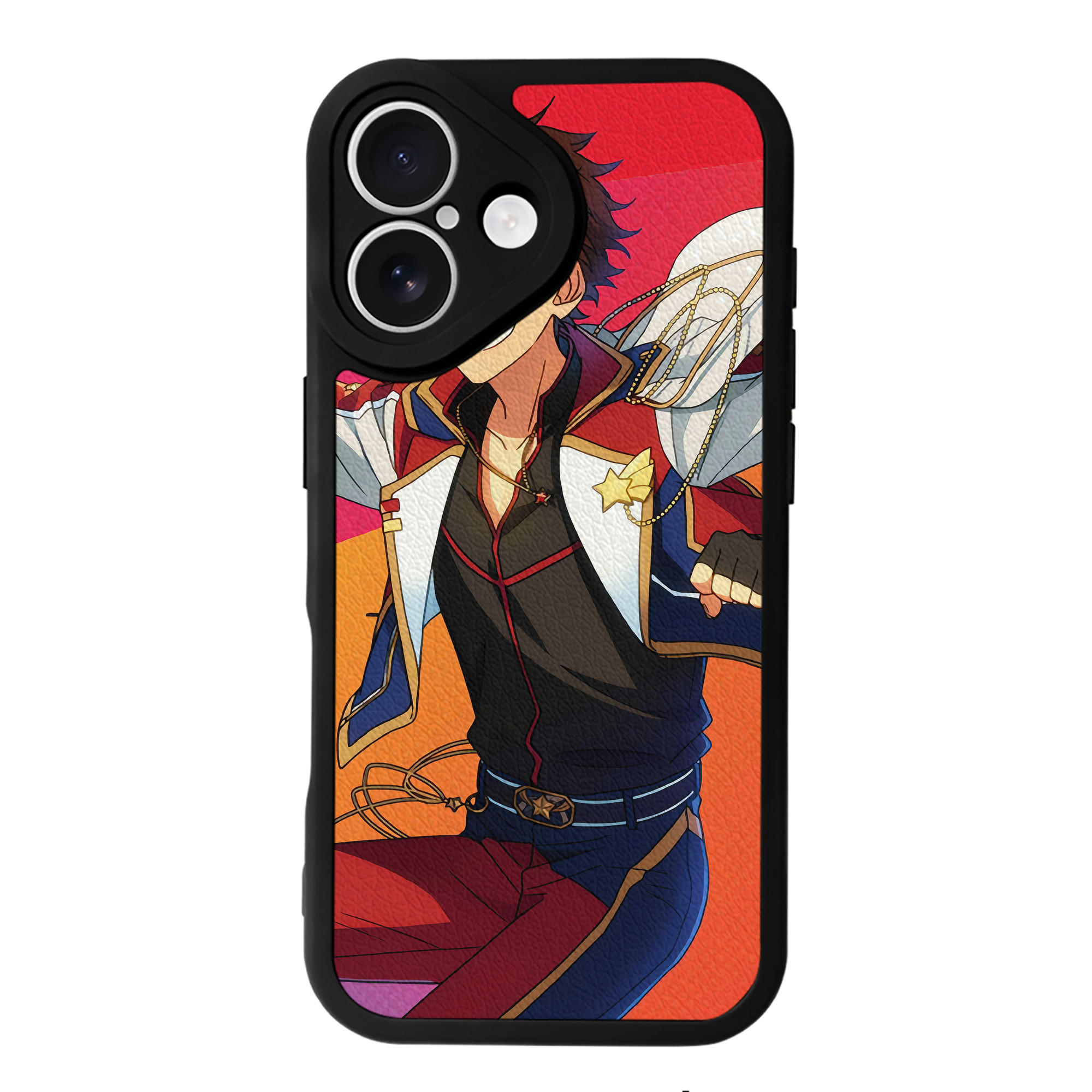 （画像用） あんさんぶるスターズ! Ensemble Stars 【iPhone 16シリーズ対応】シリコンスマホケース（レザー調） 材質：シリコン